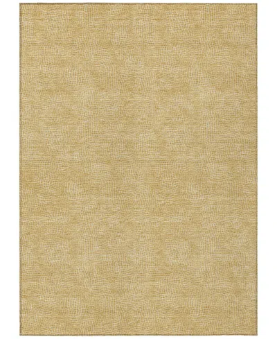 Addison Chantille Mahine Washable Acn1057 8'x10' Area Rug In Gold