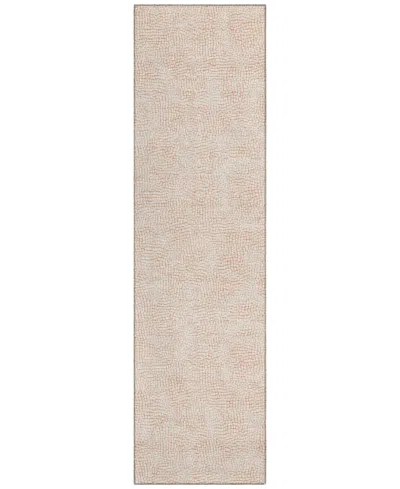 Addison Chantille Mahine Washable Acn1058 2'3"x7'6" Runner Area Rug In Peach