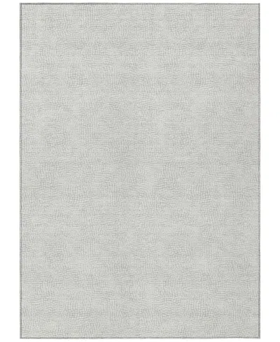 Addison Chantille Machine Washable Acn1058 5'x7'6" Area Rug In Silver