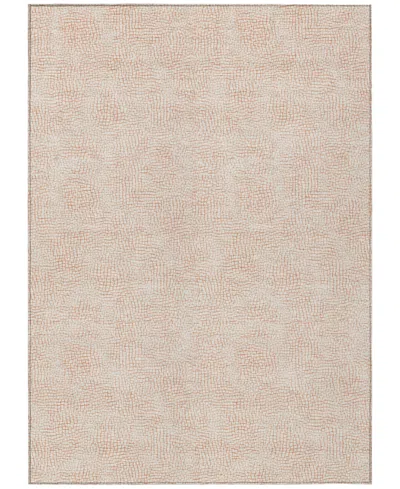 Addison Chantille Mahine Washable Acn1058 9'x12' Area Rug In Peach