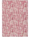 Addison Chantille Mahine Washable Acn1059 10'x14' Area Rug In Rose