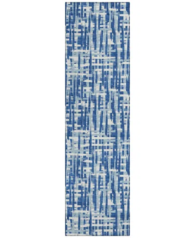 Addison Chantille Mahine Washable Acn1059 2'3"x7'6" Runner Area Rug In Blue