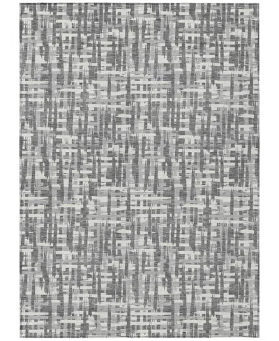 Addison Chantille Mahine Washable Acn1059 2'6"x3'10" Area Rug In Gray