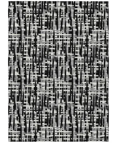 Addison Chantille Mahine Washable Acn1059 5'x7'6" Area Rug In Black