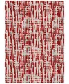 Addison Chantille Mahine Washable Acn1059 8'x10' Area Rug In Red