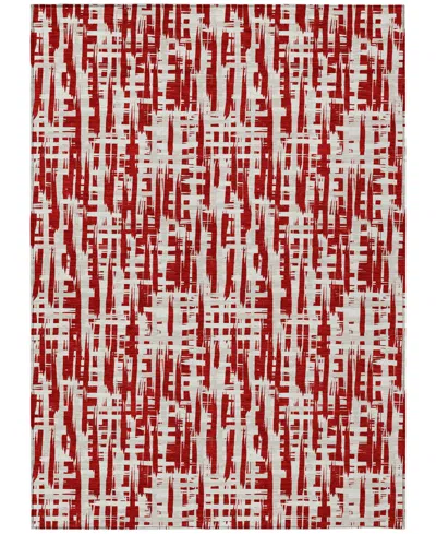 Addison Chantille Mahine Washable Acn1059 8'x10' Area Rug In Red