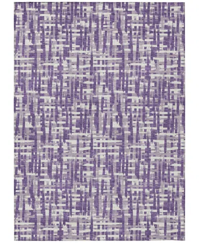 Addison Chantille Machine Washable Acn1059 9'x12' Area Rug In Purple