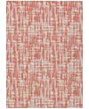 Addison Chantille Mahine Washable Acn1060 2'6"x3'10" Area Rug In Coral
