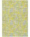 Addison Chantille Mahine Washable Acn1060 3'x5' Area Rug In Yellow