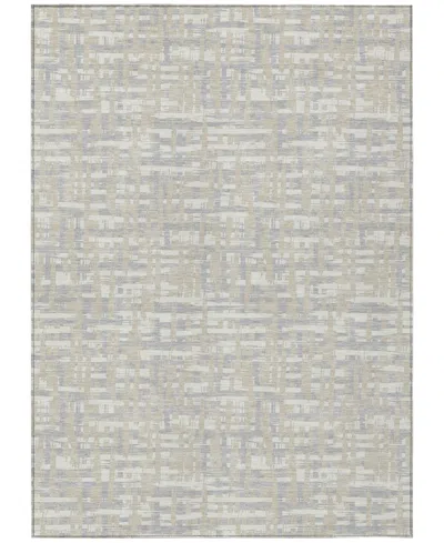 Addison Chantille Mahine Washable Acn1060 5'x7'6" Area Rug In Beige