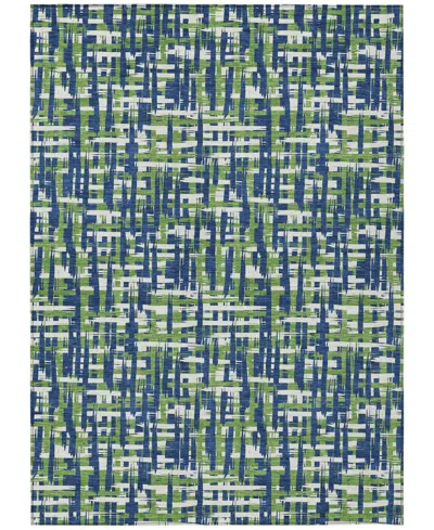 Addison Chantille Machine Washable Acn1060 5'x7'6" Area Rug In Navy