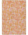 Addison Chantille Mahine Washable Acn1060 5'x7'6" Area Rug In Orange