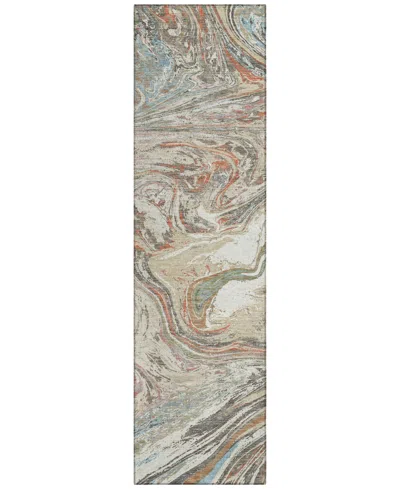 Addison Chantille Mahine Washable Acn1061 2'3"x7'6" Runner Area Rug In Beige