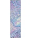 Addison Chantille Mahine Washable Acn1061 2'3"x7'6" Runner Area Rug In Mist