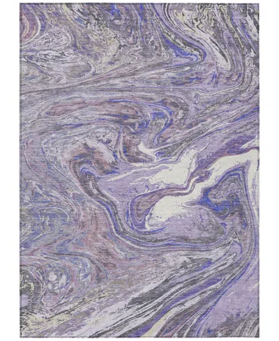 Addison Chantille Mahine Washable Acn1061 2'6"x3'10" Area Rug In Lavender