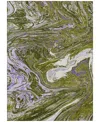 Addison Chantille Mahine Washable Acn1061 3'x5' Area Rug In Olive