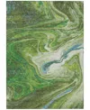 Addison Chantille Mahine Washable Acn1061 5'x7'6" Area Rug In Green