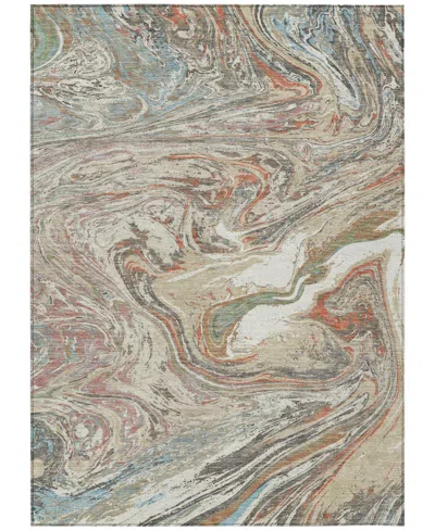 Addison Chantille Mahine Washable Acn1061 8'x10' Area Rug In Beige