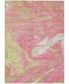 Addison Chantille Mahine Washable Acn1061 9'x12' Area Rug In Pink