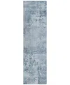 Addison Chantille Mahine Washable Acn1062 2'3"x7'6" Runner Area Rug In Denim