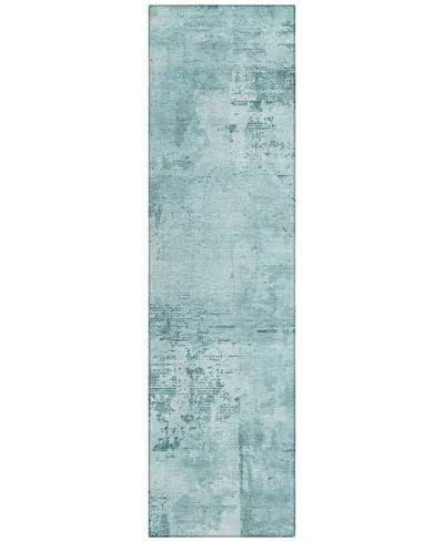Addison Chantille Mahine Washable Acn1062 2'3"x7'6" Runner Area Rug In Mint