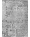 Addison Chantille Mahine Washable Acn1062 2'6"x3'10" Area Rug In Gray