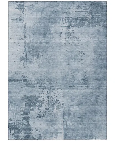 Addison Chantille Mahine Washable Acn1062 3'x5' Area Rug In Denim