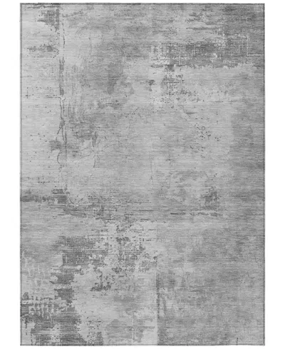 Addison Chantille Mahine Washable Acn1062 5'x7'6" Area Rug In Gray