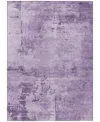 Addison Chantille Mahine Washable Acn1062 5'x7'6" Area Rug In Lavender
