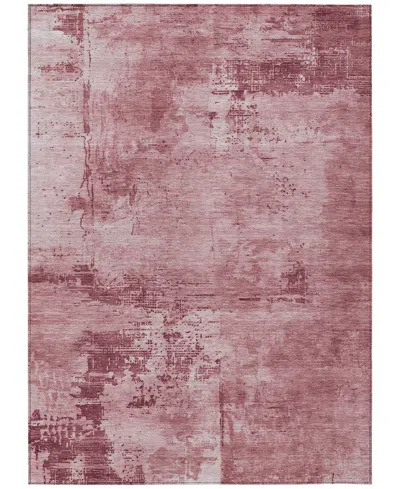 Addison Chantille Mahine Washable Acn1062 5'x7'6" Area Rug In Rose
