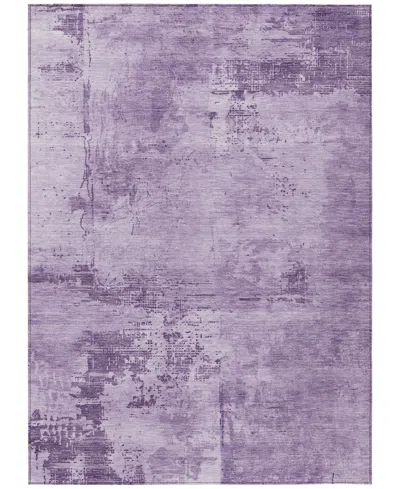 Addison Chantille Mahine Washable Acn1062 8'x10' Area Rug In Lavender