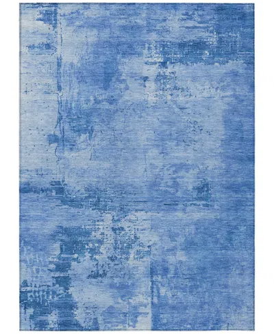Addison Chantille Mahine Washable Acn1062 8'x10' Area Rug In Navy