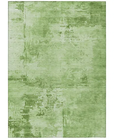 Addison Chantille Mahine Washable Acn1062 9'x12' Area Rug In Green