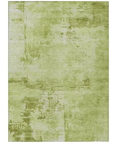 Addison Chantille Mahine Washable Acn1062 9'x12' Area Rug In Lime