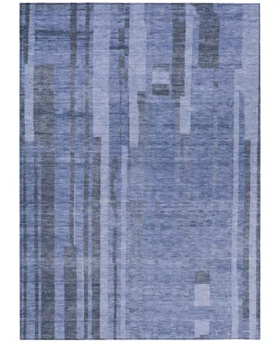 Addison Chantille Mahine Washable Acn1063 10'x14' Area Rug In Denim