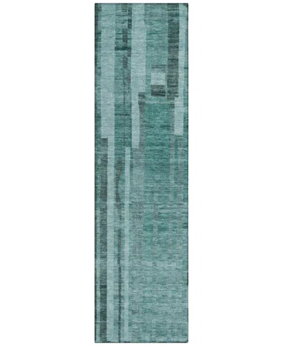 Addison Chantille Mahine Washable Acn1063 2'3"x7'6" Runner Area Rug In Teal