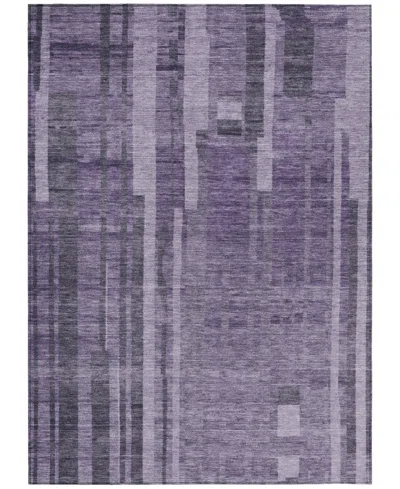 Addison Chantille Mahine Washable Acn1063 2'6"x3'10" Area Rug In Purple