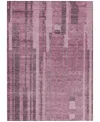 Addison Chantille Mahine Washable Acn1063 3'x5' Area Rug In Rose