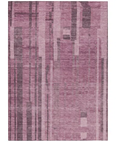 Addison Chantille Mahine Washable Acn1063 3'x5' Area Rug In Rose