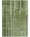 Addison Chantille Mahine Washable Acn1063 5'x7'6" Area Rug In Green