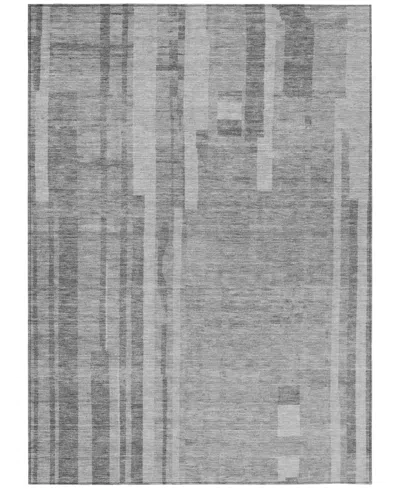 Addison Chantille Machine Washable Acn1063 8'x10' Area Rug In Gray