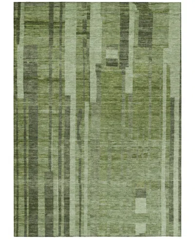 Addison Chantille Mahine Washable Acn1063 9'x12' Area Rug In Green