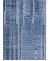Addison Chantille Mahine Washable Acn1063 9'x12' Area Rug In Navy