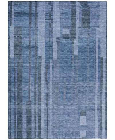 Addison Chantille Mahine Washable Acn1063 9'x12' Area Rug In Navy