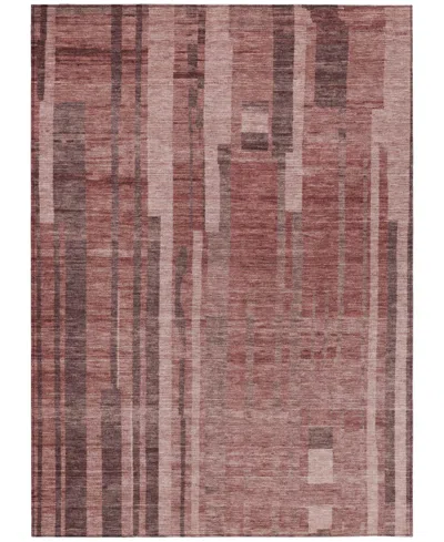 Addison Chantille Mahine Washable Acn1063 9'x12' Area Rug In Paprika