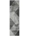 Addison Chantille Mahine Washable Acn1065 2'3"x7'6" Runner Area Rug In Gray