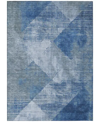 Addison Chantille Machine Washable Acn1065 8'x10' Area Rug In Blue