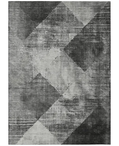 Addison Chantille Mahine Washable Acn1065 8'x10' Area Rug In Gray