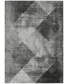 Addison Chantille Mahine Washable Acn1065 9'x12' Area Rug In Gray