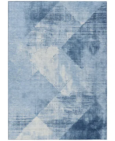 Addison Chantille Mahine Washable Acn1065 9'x12' Area Rug In Mist
